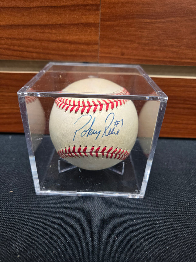 MEM Pokey Reese Signed Baseball