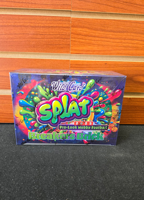 NFL 2025 Wild Card Splat Pro Look Football Breakers Brick Box