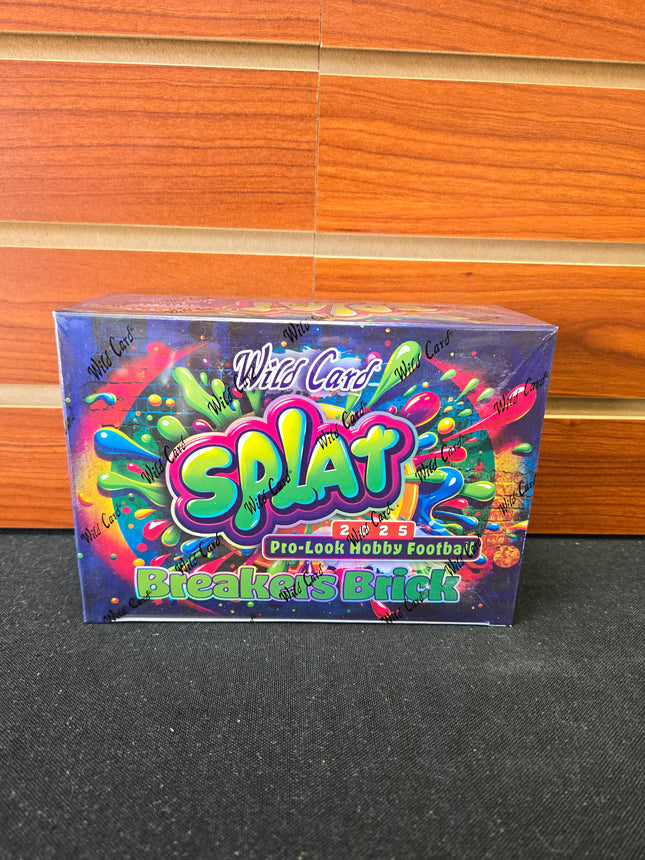 NFL 2025 Wild Card Splat Pro Look Football Breakers Brick Box