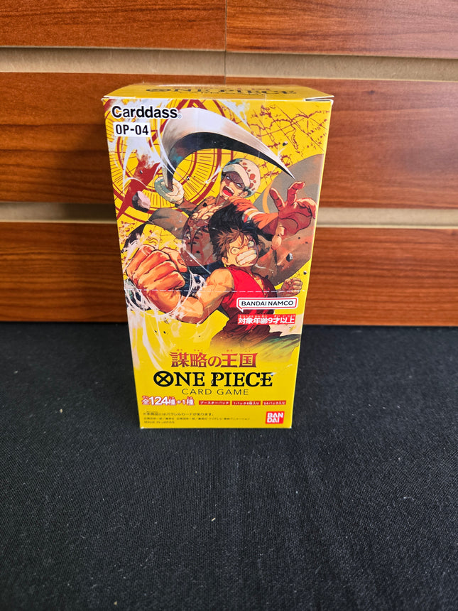 One Piece OP-04 Japanese Kingdom's Of Intrigue Booster Box