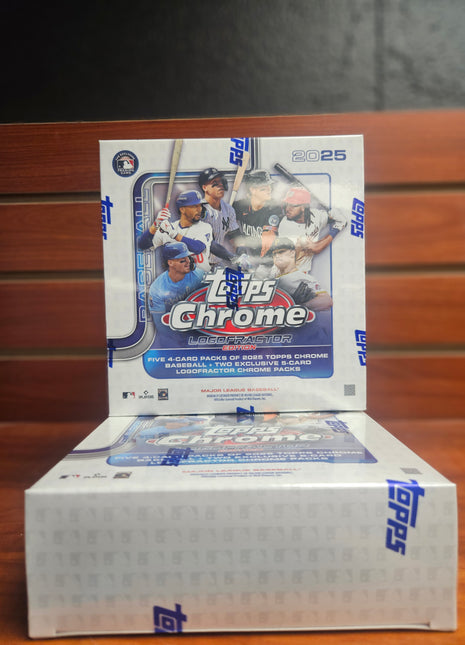 MLB 2025 Topps Chrome Logofractor Baseball Box