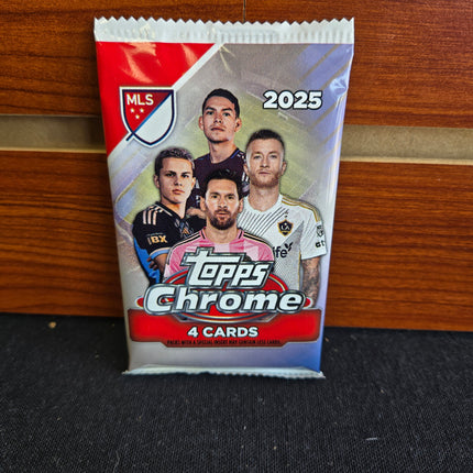 Soccer 2025 Topps Chrome MLS Value PACK