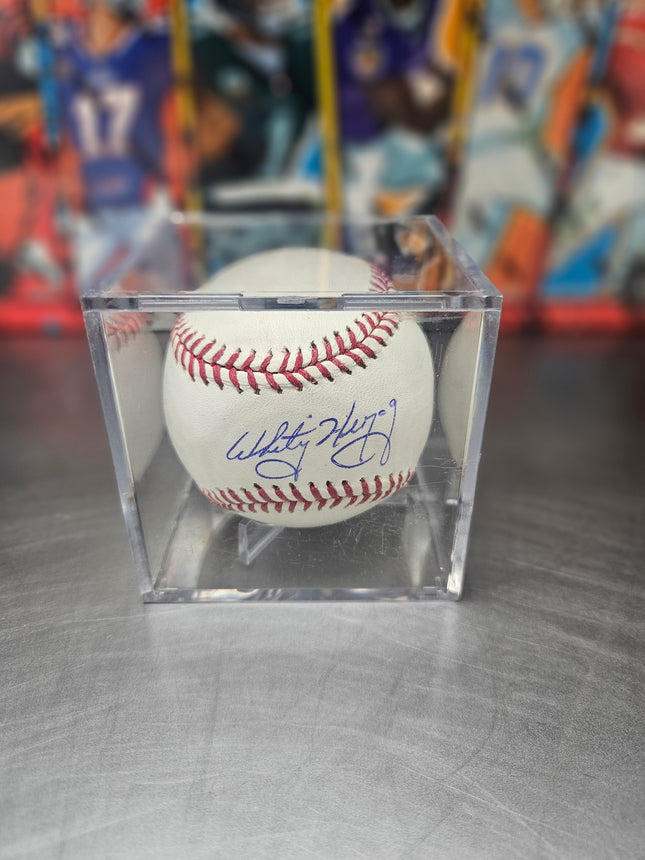 MEM Whitey Herzog Signed Baseball