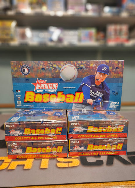 MLB 2024 Topps Heritage High Number Hobby Box
