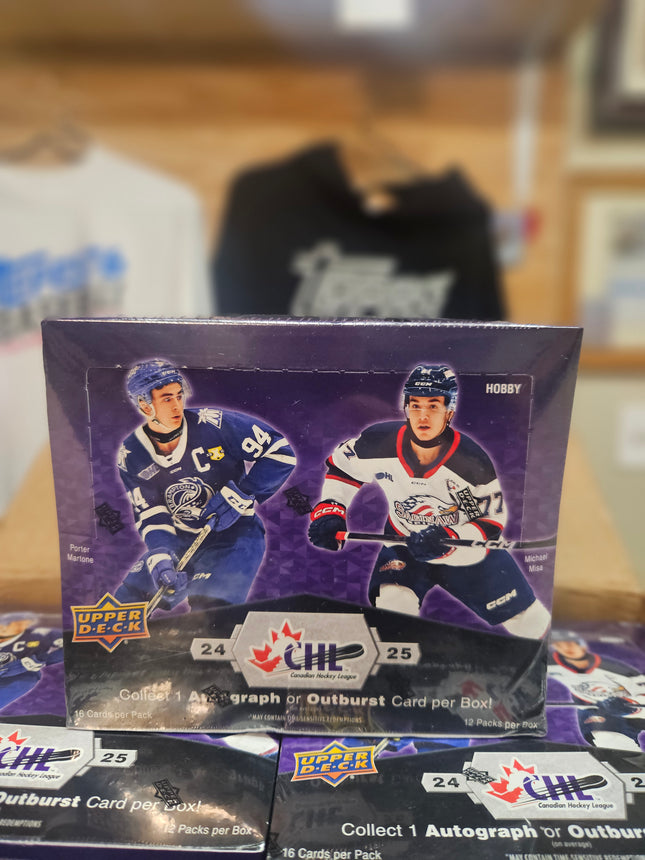 CHL 2024-25 Upper Deck Chl Hockey Box