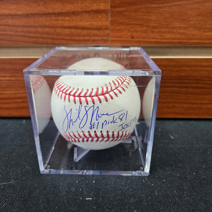 MEM Mike Moore Signed Baseball