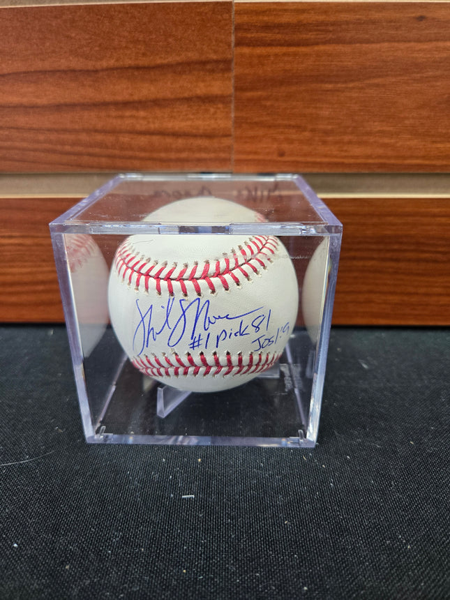 MEM Mike Moore Signed Baseball
