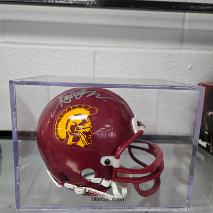 MEM Marcus Allen Signed Mini Helmet USC