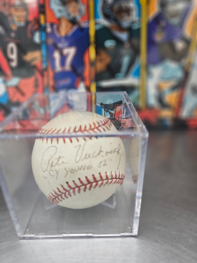 MEM Pete Vuckovich Signed Baseball