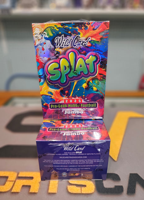 NFL 2025 Wild Card Splat Pro Look Football Jumbo Box