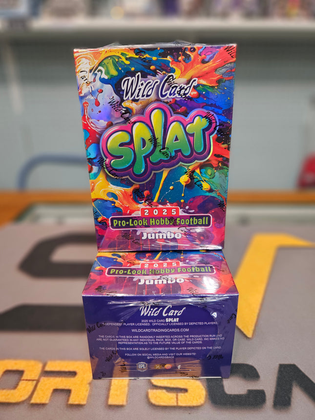 NFL 2025 Wild Card Splat Pro Look Football Jumbo Box