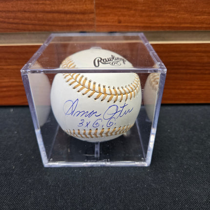 MEM Amos Otis Signed Baseball