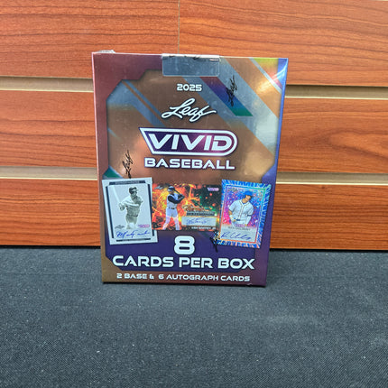 MLB 2025 Leaf Vivid Baseball Hobby Box