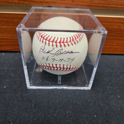 MEM Dick Bosman Signed Baseball