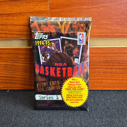 NBA 1994-95 Topps Basketball Series 1 Pack