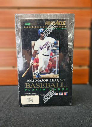 MLB 1992 Pinnacle Baseball Hobby Box