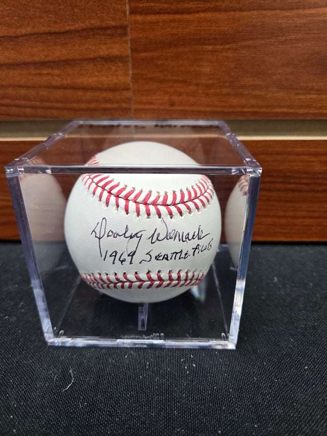 MEM Dooley Womack Signed Baseball