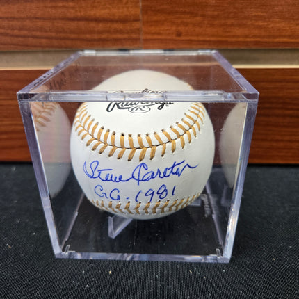 MEM Steve Carlton Signed Baseball