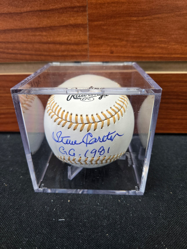 MEM Steve Carlton Signed Baseball