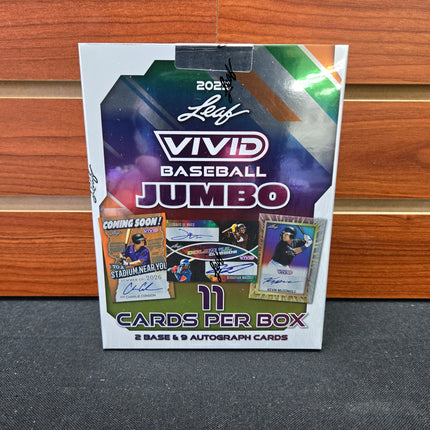 MLB 2025 Leaf Vivid Baseball Hobby Jumbo Box