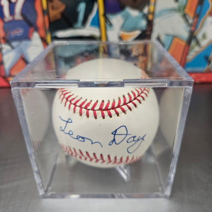 MEM Leon Day Signed Baseball