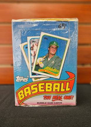 MLB 1989 Topps Baseball Hobby Box