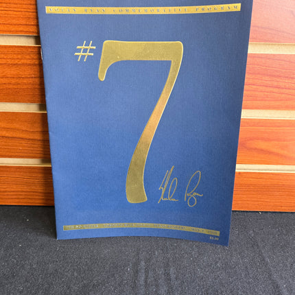 MEM Nolan Ryan 7th No Hitter Commemorative Program