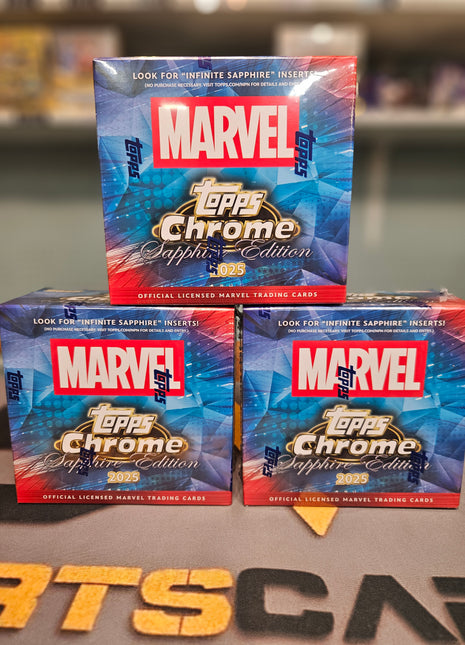 Marvel 2025 Topps Chrome Marvel Sapphire Box