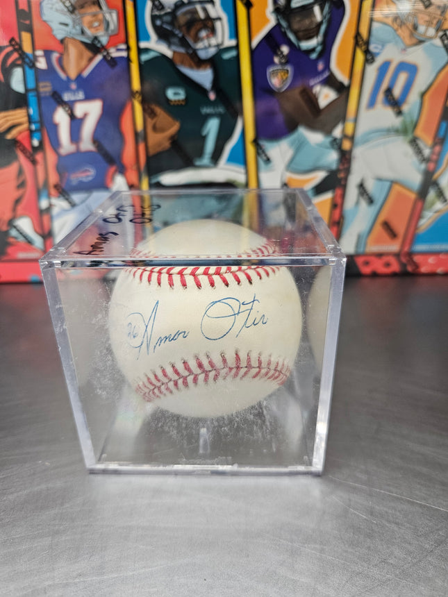 MEM Amos Otis Signed Baseball