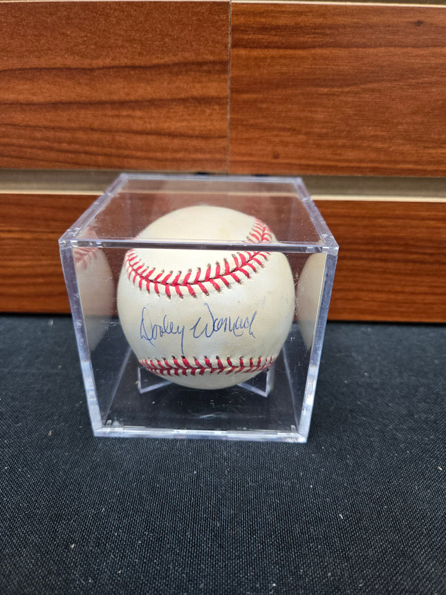 MEM Dooley Womack Signed Baseball