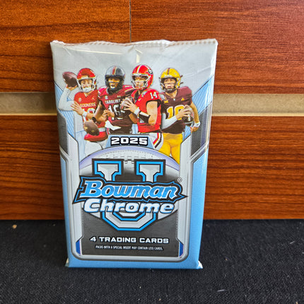 NCAAF 2025 Bowman Chrome University Football Value PACK