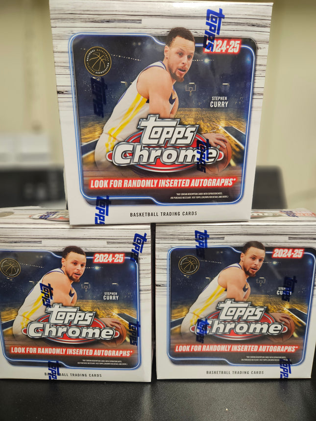 NBA 2024-25 Topps Chrome Basketball Monster Box