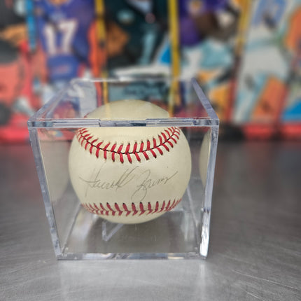 MEM Harold Baines Signed Baseball