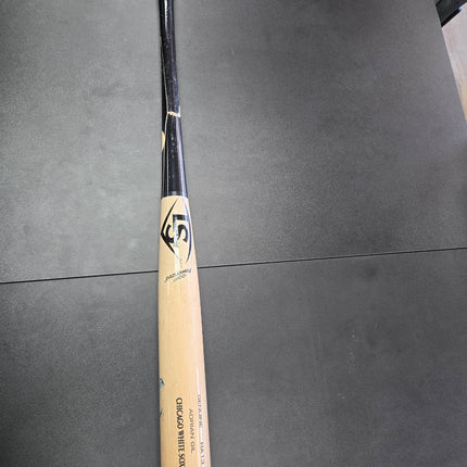 MEM Adrian Gil Signed Bat White Sox Game Used