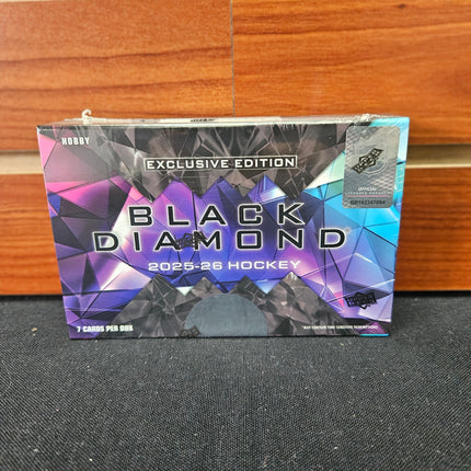 NHL 2025-26 UD Black Diamond Exclusive Edition Hockey Hobby Box