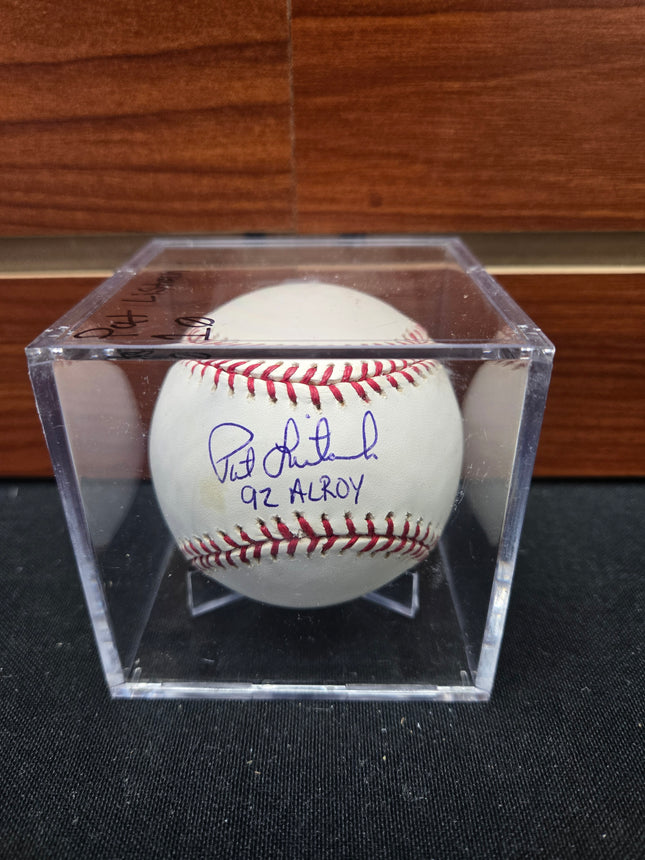 MEM Pat Listach Signed Baseball