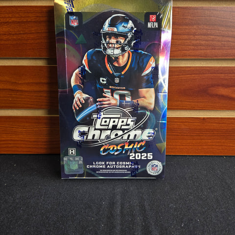 NFL 2025 Topps Chrome Cosmic Football Hobby Box