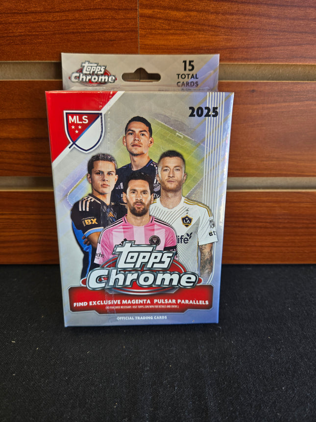 Soccer 2025 Topps Chrome MLS Hanger Box