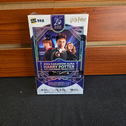 2026 Kakawow Aura Harry Potter 25th Anniversary Booster Box