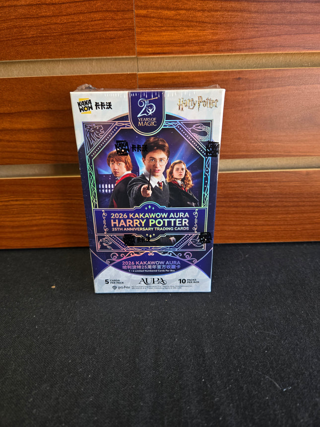 2026 Kakawow Aura Harry Potter 25th Anniversary Booster Box