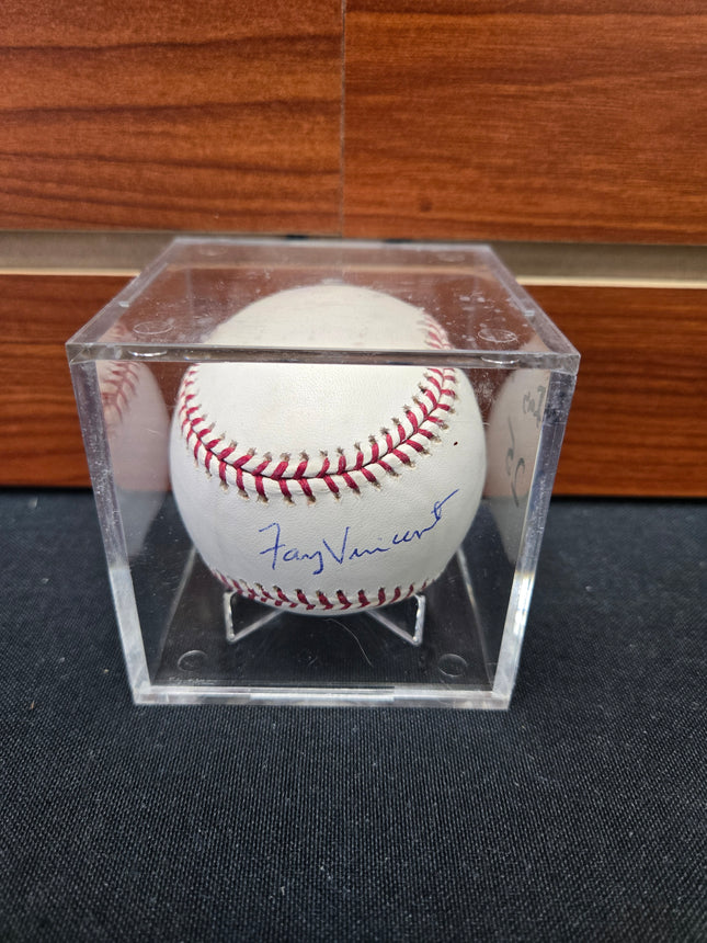 MEM Fay Vincent Signed Baseball