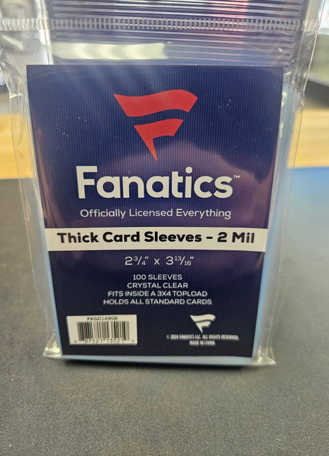 Fanatics Collectibles Thick Card Sleeves 100 ct