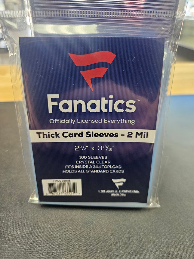 Fanatics Collectibles Thick Card Sleeves 100 ct