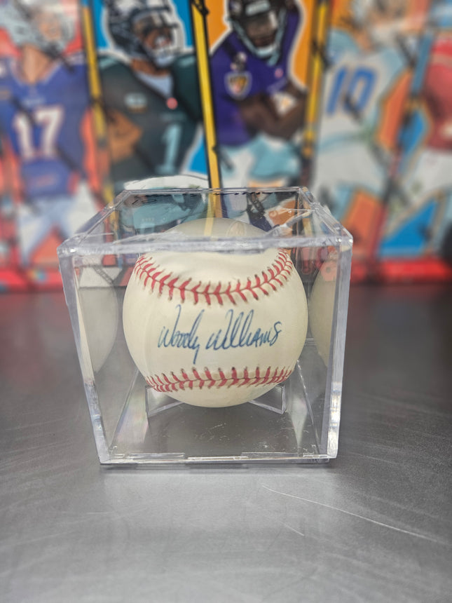 MEM Woody Williams Signed Baseball