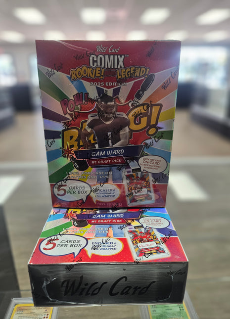 NFL 2025 Wild Card Comix Rookie and Legend Football Box