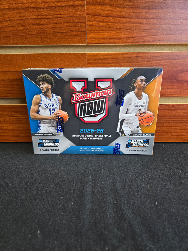 NCAAB 2025-26 Bowman  University NOW Basketball Hobby Box