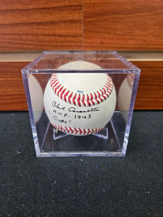 MEM Phil Cavaretta Signed Baseball