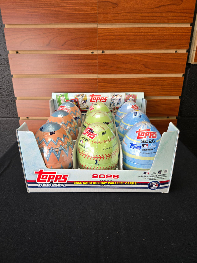 MLB 2026 Topps Series 1 Holiday Tins