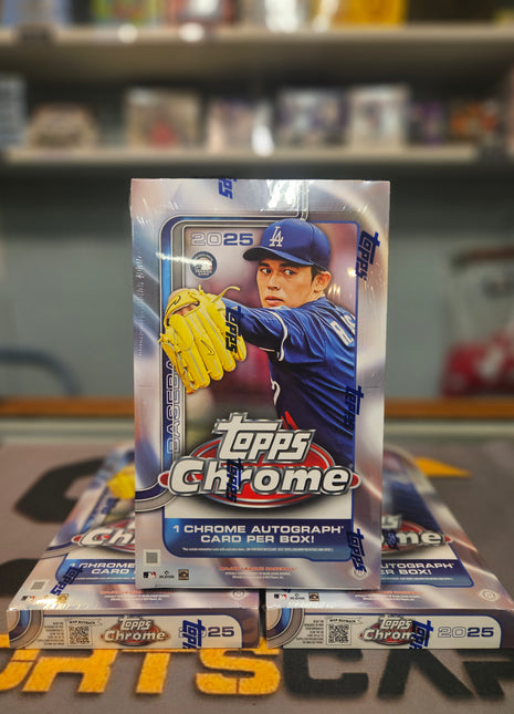 MLB 2025 Topps Chrome Baseball Hobby Box
