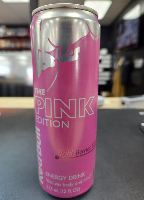 12 oz Pink Red Bull Wild Berries